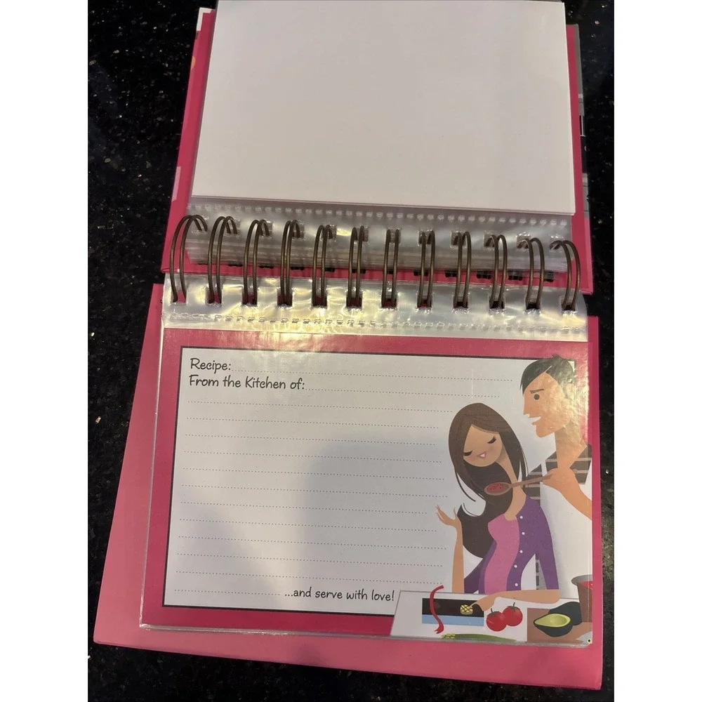 Newlyweds in the Kitchen:  Gourmet Recipes for Two-Recipes & Blank Cards